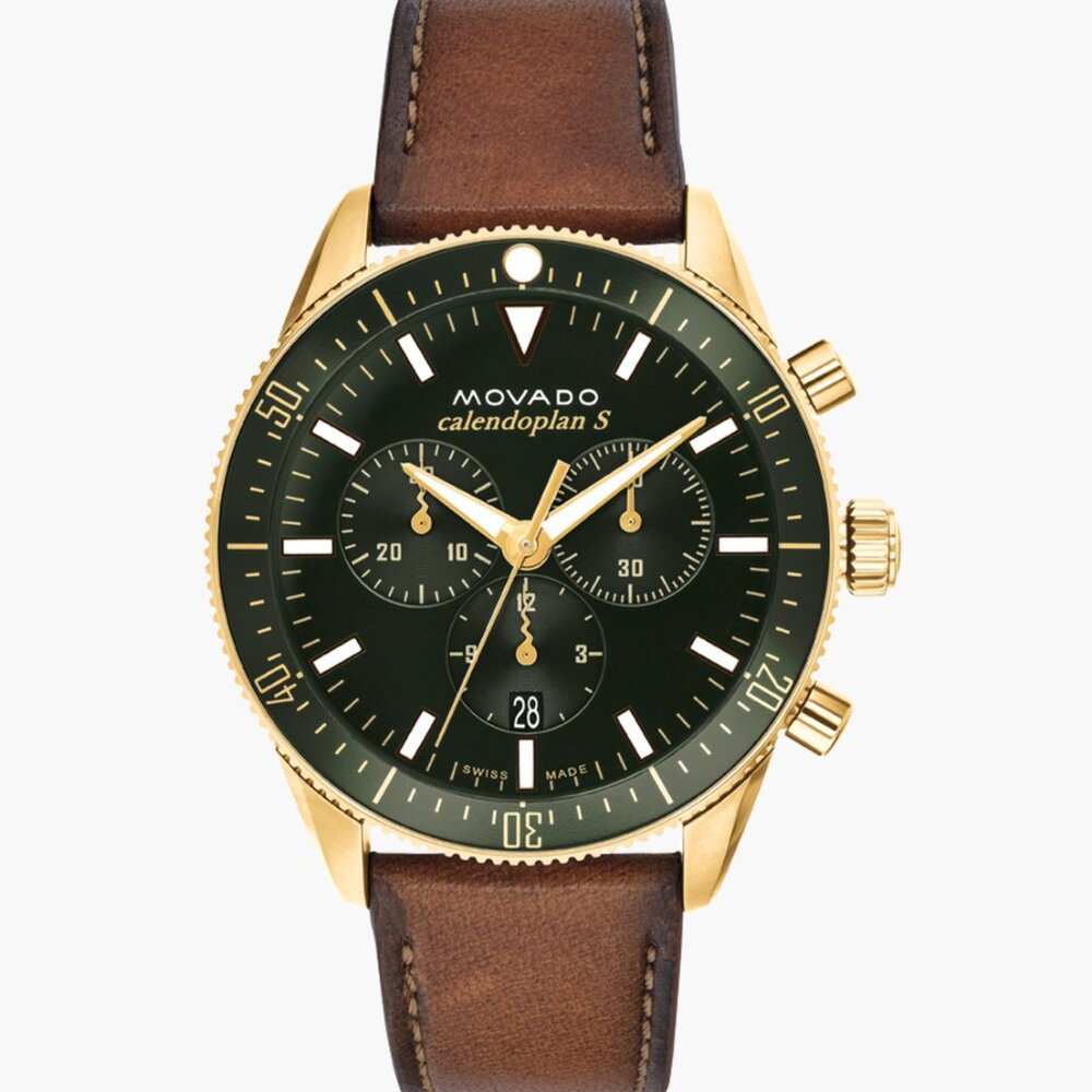MOVADO Heritage Calendoplan S Chronograph | Gold Plated | 42mm | SOLD OUT